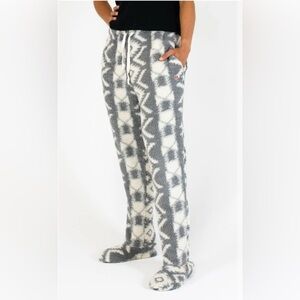 Feejays Printed Footed Sweatpants Pajamas Adult Women’s M